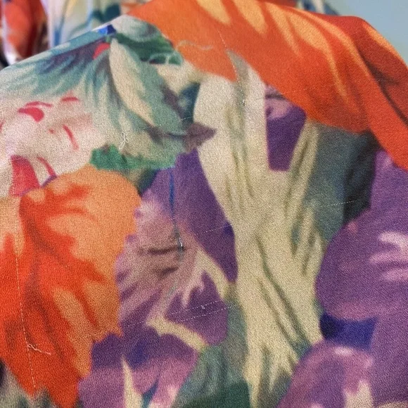 H&M Women's Floral Blouse Top Cami Style Great Shape Size 2, 112 - Picture 8 of 8